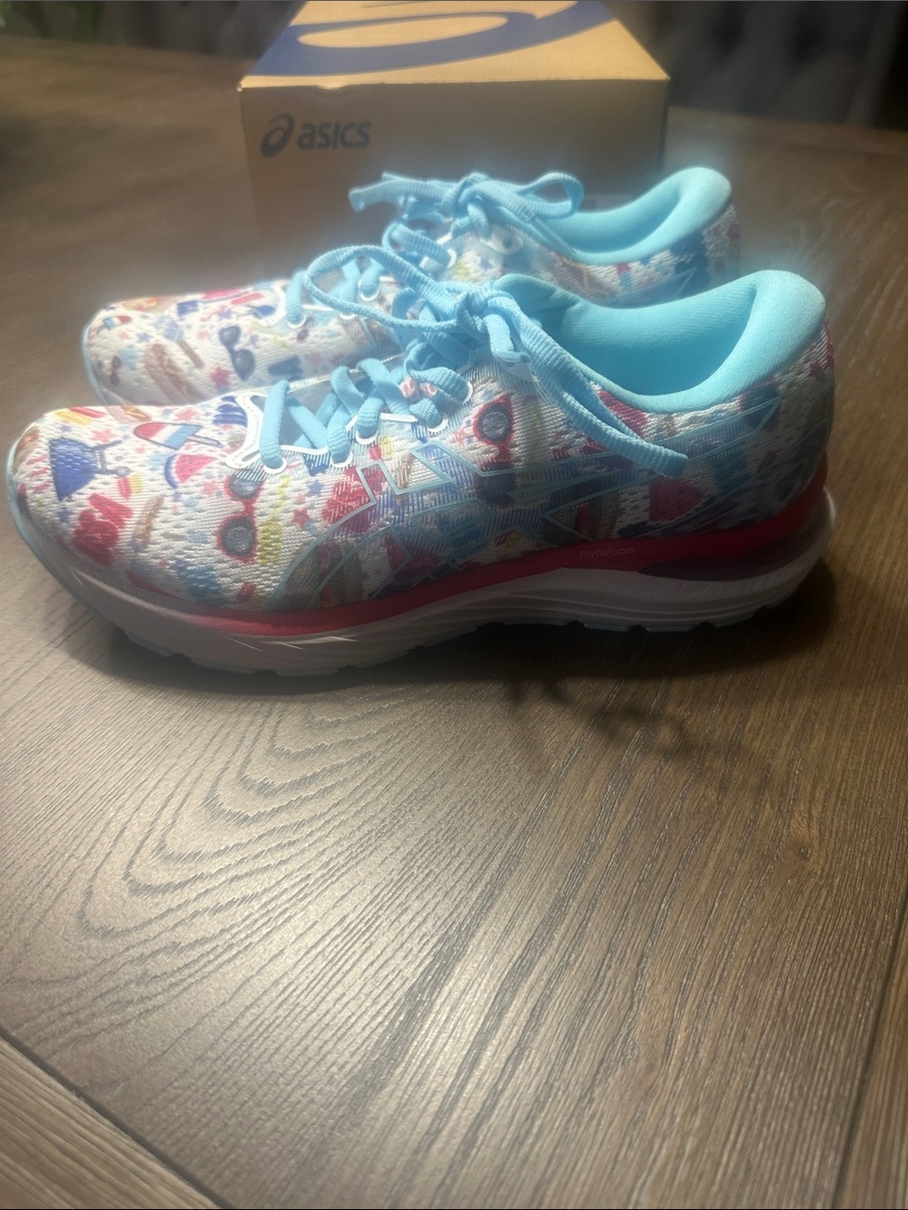 Special Edition ASICS GEL-Cumulus 23 Summer Fun Athletic Sneakers